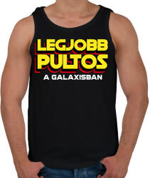 printfashion LEGJOBB PULTOS A GALAXISBAN - Férfi atléta - Fekete (11572586)