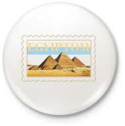 printfashion Egyiptom - Kitűző, hűtőmágnes - Fehér (7426947)