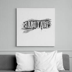 printfashion Szabotázs - Vászonkép - Fehér (6620194)