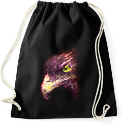 printfashion Tűzgolyó - Sportzsák, Tornazsák - Fekete (405609)