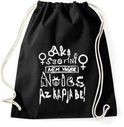 printfashion nőiesség. w - Sportzsák, Tornazsák - Fekete (16198948)