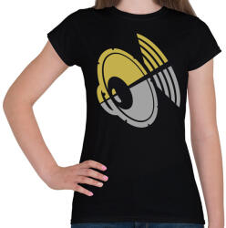 printfashion I Love Music - Női póló - Fekete (10864573)