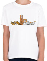 printfashion Együtt A Kisállatokért Alapítvány - Gyerek póló - Fehér (13446985)
