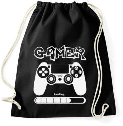 printfashion Gamer - Sportzsák, Tornazsák - Fekete (5309890)