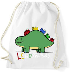 printfashion Legosaurus - Sportzsák, Tornazsák - Fehér (15972106)