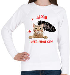 printfashion Cicc-cicc - Japan - Női pulóver - Fehér (7583609)