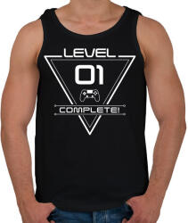 printfashion level-complete-01-white - Férfi atléta - Fekete (1056215)