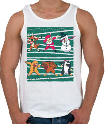 printfashion DAB Christmas - Férfi atléta - Fehér (1954402)