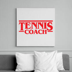printfashion Tennis coach - Vászonkép - Fehér (6631817)