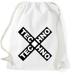 printfashion TECHNO X - Sportzsák, Tornazsák - Fehér (2159652)