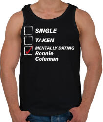 printfashion Single, taken, Ronnie Coleman - Férfi atléta - Fekete (14764686)