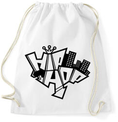 printfashion hiphop - Sportzsák, Tornazsák - Fehér (2652694)