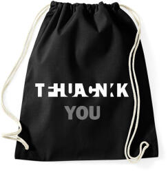 printfashion Thank (Fuck) You - Sportzsák, Tornazsák - Fekete (1906390)