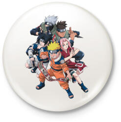 printfashion Naruto - Kitűző, hűtőmágnes - Fehér (3089387)