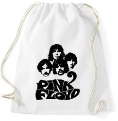printfashion pink floyd bw - Sportzsák, Tornazsák - Fehér (15971429)