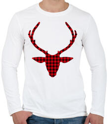 printfashion Rudolf - Férfi hosszú ujjú póló - Fehér (9545464)