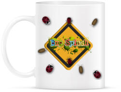 printfashion Bug Splash android Game - Bögre - Fehér (789423)