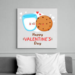 printfashion Valentin nap - Vászonkép - Fehér (11879965)