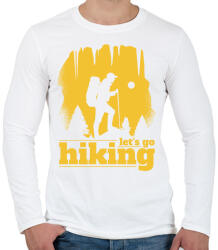 printfashion Hegymászás - Férfi hosszú ujjú póló - Fehér (14023252)