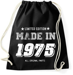 printfashion 1975 - Sportzsák, Tornazsák - Fekete (4049363)