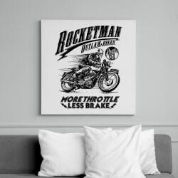 printfashion Rocketman - Vászonkép - Fehér (6620971)