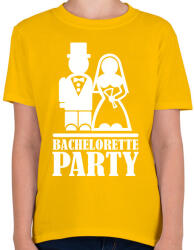 printfashion Leánybúcsú time - Gyerek póló - Sárga (2619315)