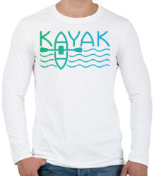 printfashion Kayak - színes - Férfi hosszú ujjú póló - Fehér (15914141)