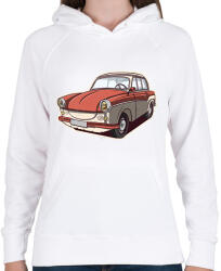 printfashion Trabant - Női kapucnis pulóver - Fehér (13235535)