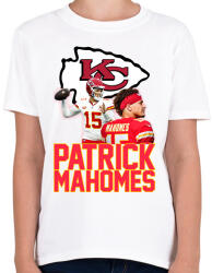 printfashion Patrick Mahomes - Gyerek póló - Fehér (16405050)