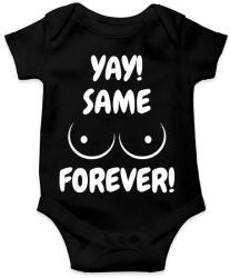 printfashion Örökké együtt! - Baba Body - Fekete (2618449)