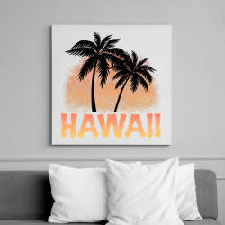 printfashion Hawaii - Vászonkép - Fehér (6636879)