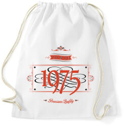 printfashion since-1975-red-black - Sportzsák, Tornazsák - Fehér (529547)