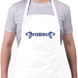 printfashion Fishing - Kötény - Fehér (10777025)