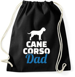 printfashion Cane Corso Dad - Sportzsák, Tornazsák - Fekete (2860409)