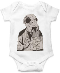 printfashion Madár koponya - Baba Body - Fehér (2022695)