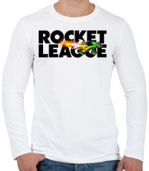 printfashion Rocket League - Férfi hosszú ujjú póló - Fehér (2835939)