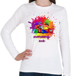 printfashion Among us - Női hosszú ujjú póló - Fehér (13959080)