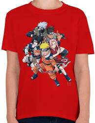 printfashion Naruto - Gyerek póló - Piros (2697242)