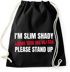 printfashion SLIM SHADY - Sportzsák, Tornazsák - Fekete (11430815)