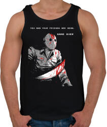 printfashion Jason Voorhees - Férfi atléta - Fekete (5559876)
