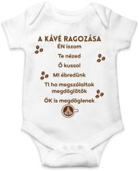 printfashion A kávé ragozása - Baba Body - Fehér (5968139)