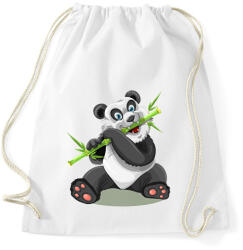 printfashion Panda - Sportzsák, Tornazsák - Fehér (12057214)