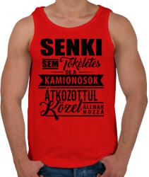 printfashion Tökéletes kamionos - Férfi atléta - Piros (1006485)