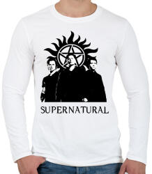 printfashion odaát - Férfi hosszú ujjú póló - Fehér (1311593)