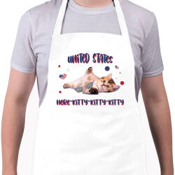 printfashion Cicc-cicc - United States - Kötény - Fehér (7585327)