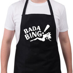 printfashion Bada Bing - Kötény - Fekete (4935304)