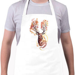 printfashion Watercolor Deer - Kötény - Fehér (4904910)