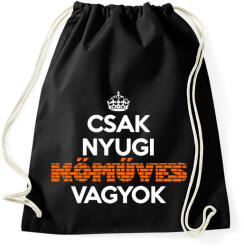 printfashion kőműves vagyok - Sportzsák, Tornazsák - Fekete (1631568)