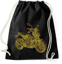 printfashion motor - Sportzsák, Tornazsák - Fekete (8959092)