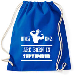 printfashion Fitnessz királyok szeptemberben születtek - Sportzsák, Tornazsák - Bright royal (1410636)